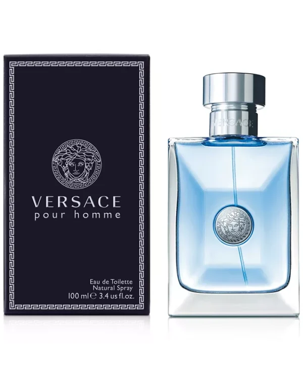 Versace Men's Pour Homme Eau de Toilette Spray, 3.4 oz. 100ml