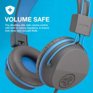 JLab JBuddies Studio On-Ear Kids Wired Headphones