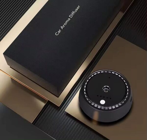 Luxury Portable Smart Car Air Freshener Purifying Perfume Aromatherapy Diffuser.